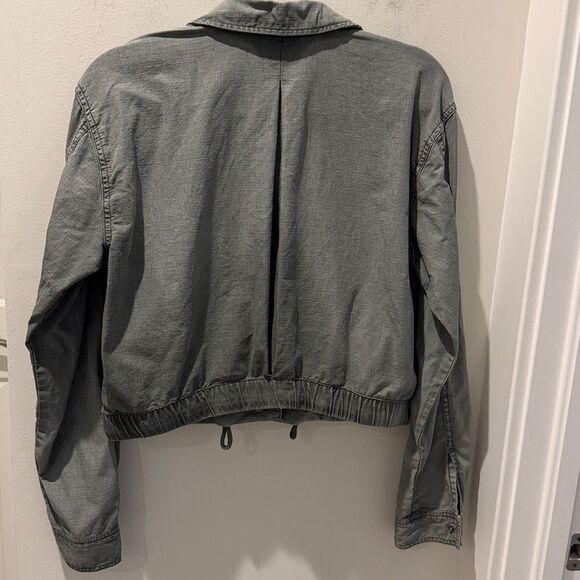 Splendid Breck Olive Green Cropped Utility Jacket size XS - Picture 7 of 12